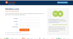 Desktop Screenshot of medetis.com