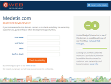 Tablet Screenshot of medetis.com